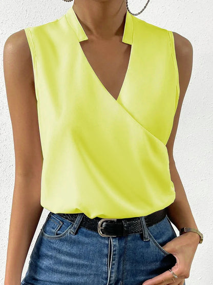V-neck cutout shirt