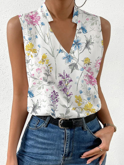 V-neck cutout shirt