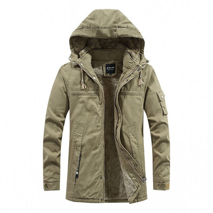 Unlined zip-up relaxed raincoat