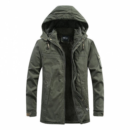 Unlined zip-up relaxed raincoat