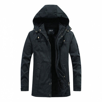 Unlined zip-up relaxed raincoat