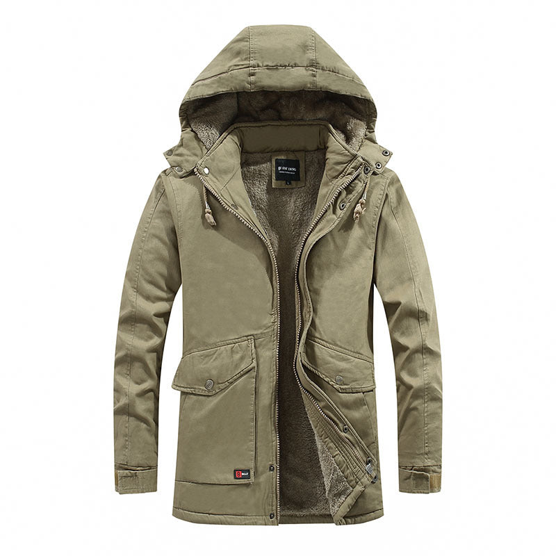 Unlined zip-up relaxed raincoat