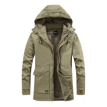 Unlined zip-up relaxed raincoat