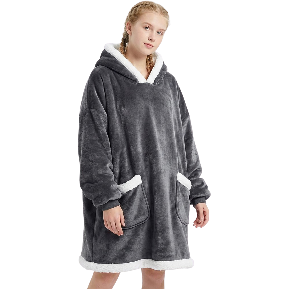 VÄRMELI casual warm robe-blanket