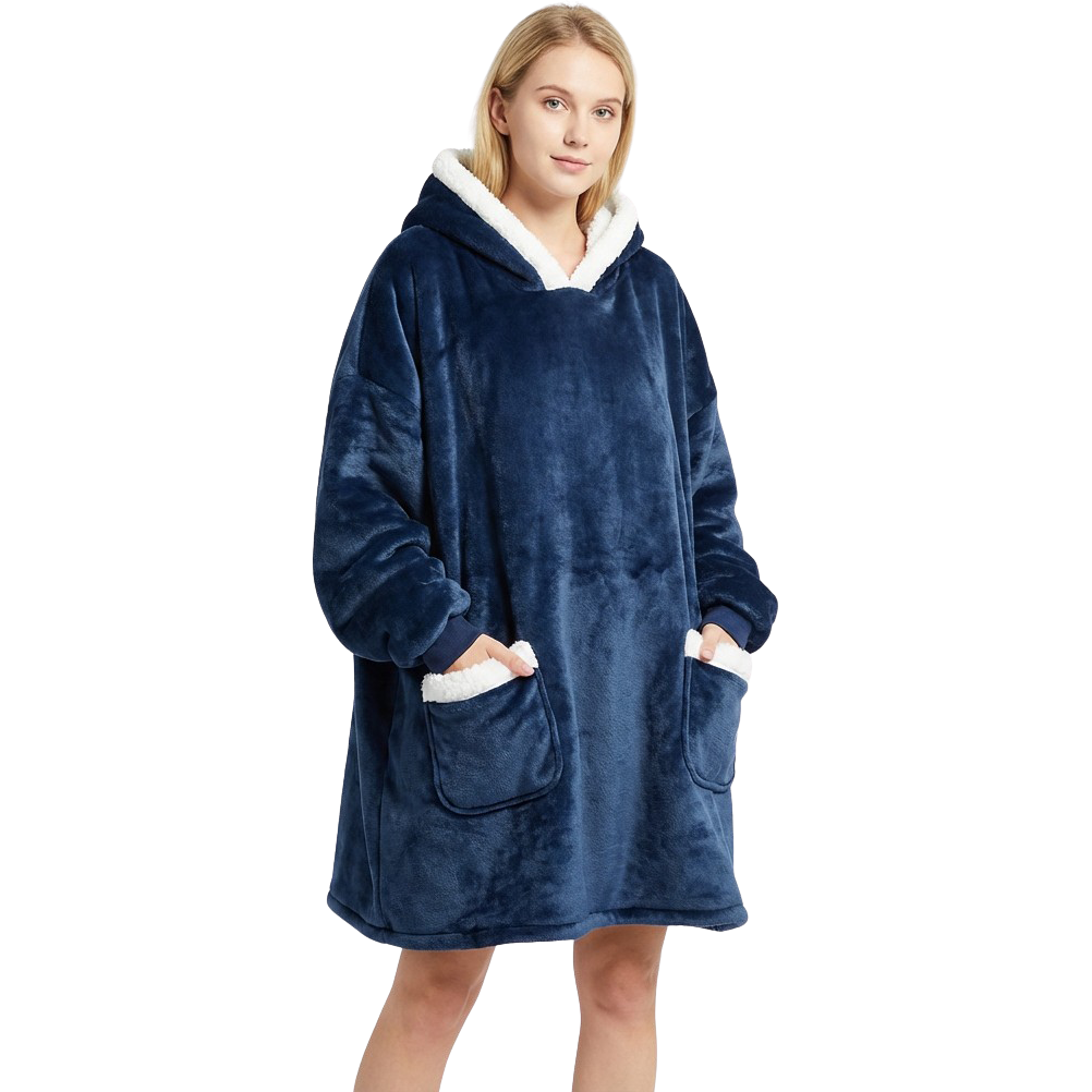 VÄRMELI casual warm robe-blanket