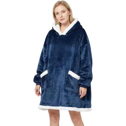 VÄRMELI casual warm robe-blanket