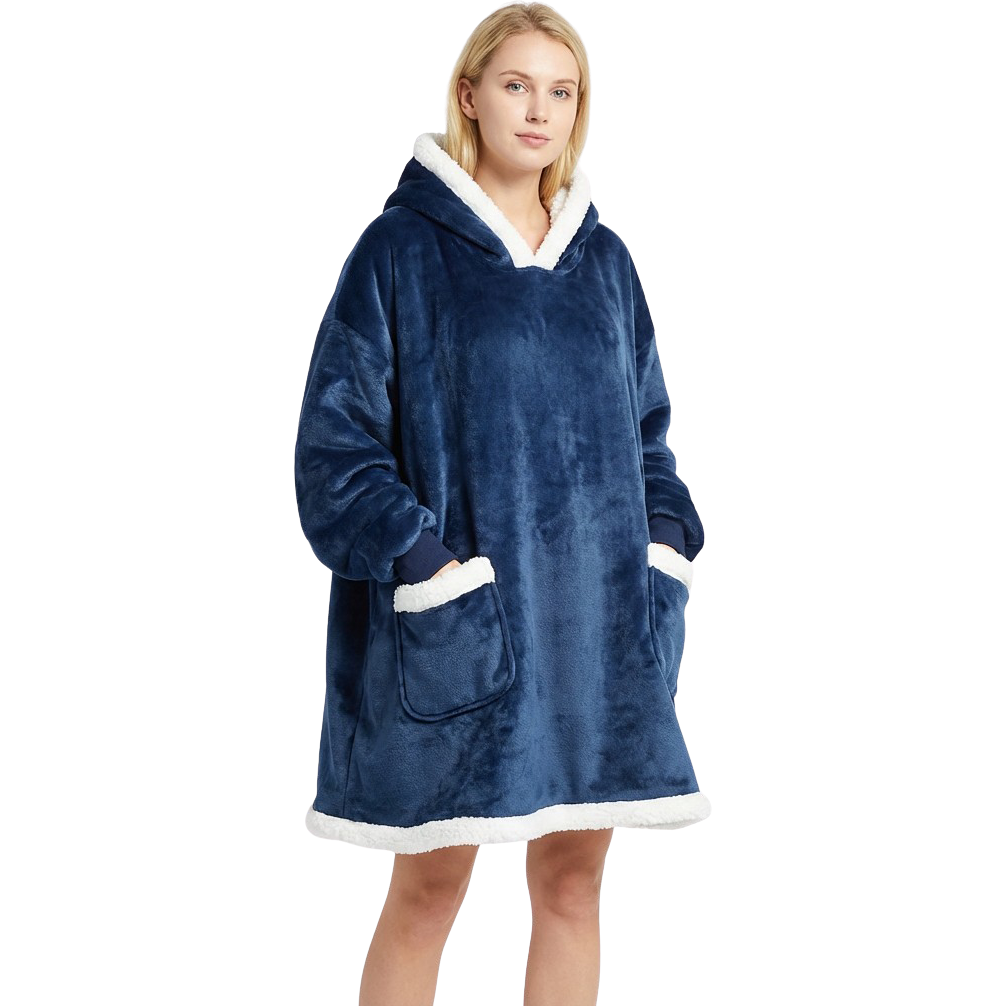 VÄRMELI casual warm robe-blanket