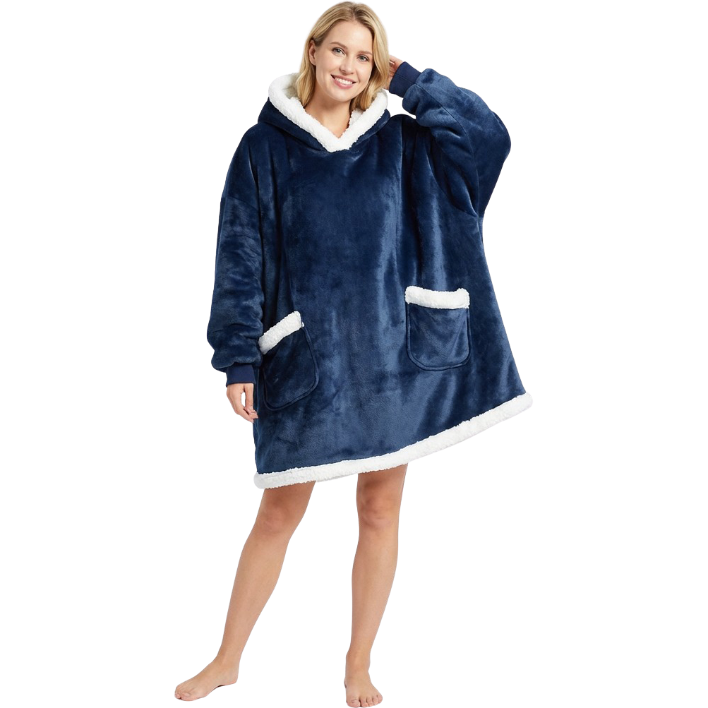 VÄRMELI casual warm robe-blanket