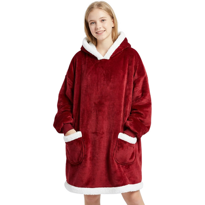 VÄRMELI casual warm robe-blanket