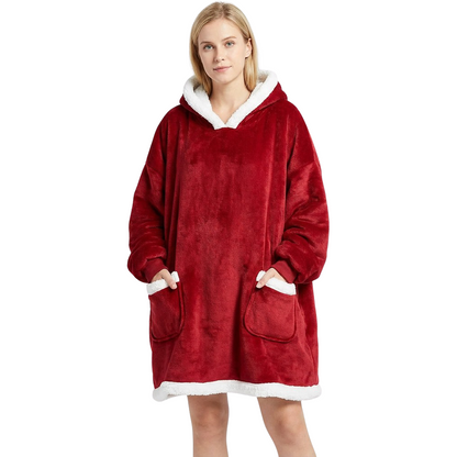 VÄRMELI casual warm robe-blanket