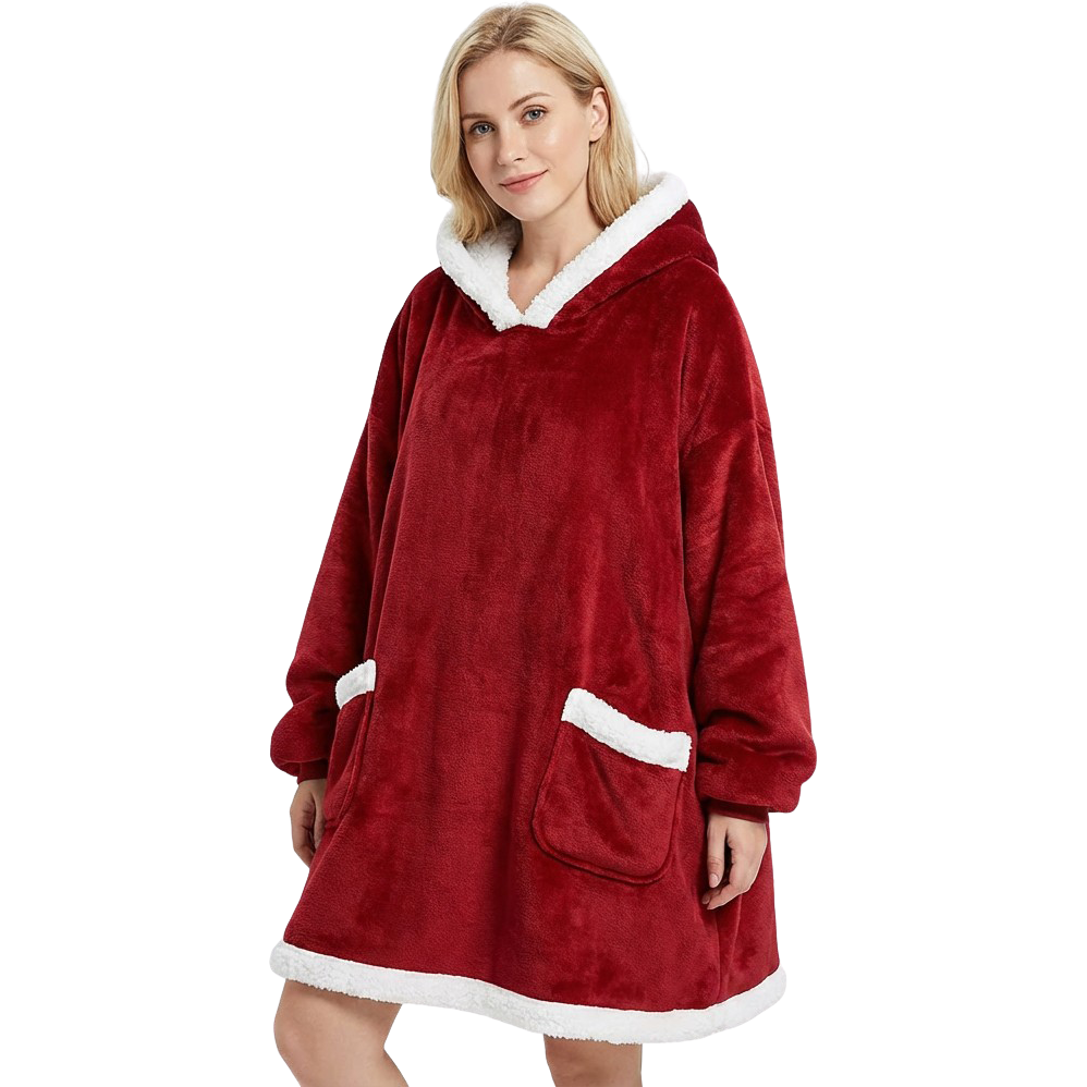 VÄRMELI casual warm robe-blanket