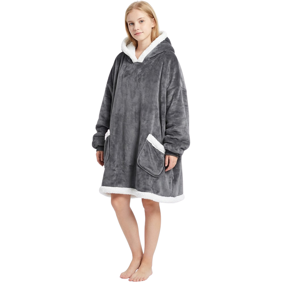 VÄRMELI casual warm robe-blanket