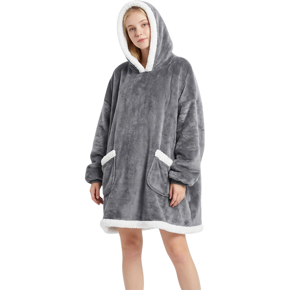 VÄRMELI casual warm robe-blanket