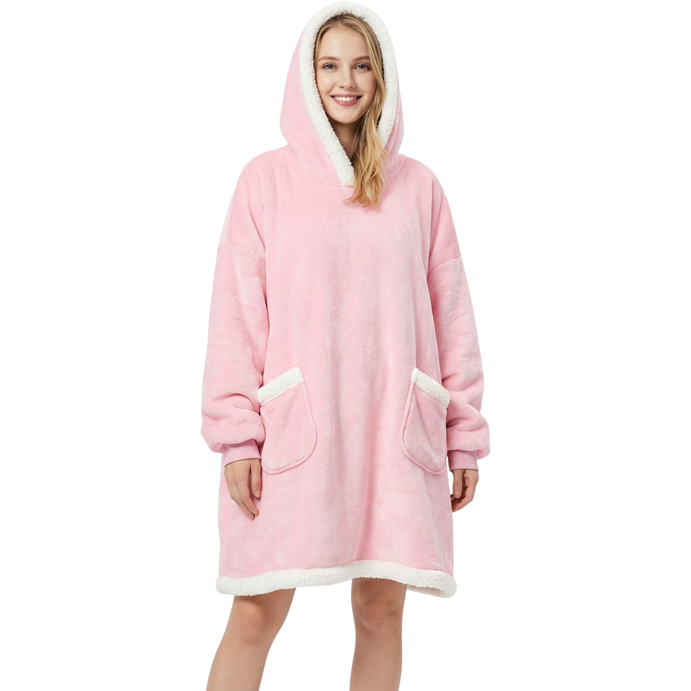 VÄRMELI casual warm robe-blanket