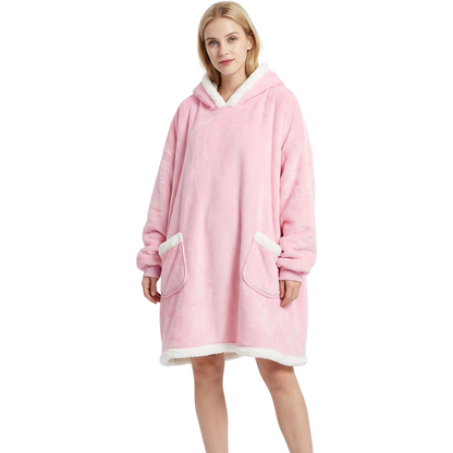 VÄRMELI casual warm robe-blanket