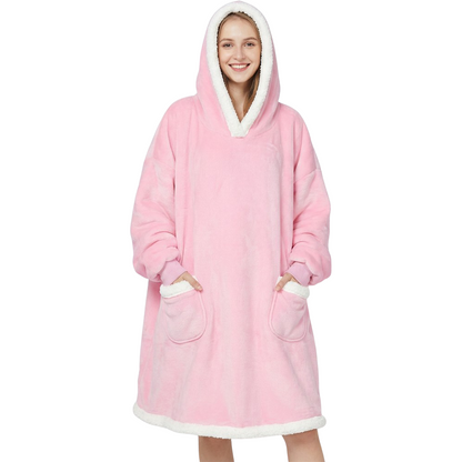 VÄRMELI casual warm robe-blanket