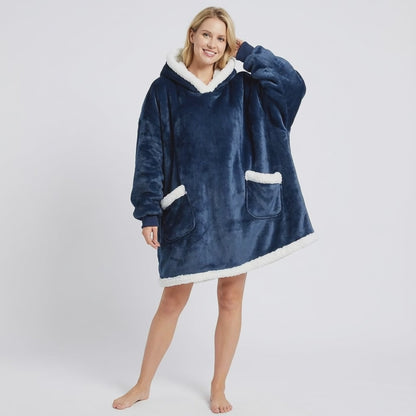 VÄRMELI casual warm robe-blanket