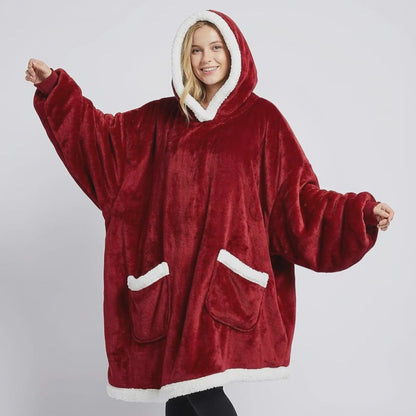 VÄRMELI casual warm robe-blanket